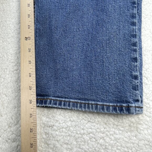 Levis Jeans Mens 36x32 Blue Loose Fit Straight Leg Medium Wash High Rise Denim - Picture 7 of 12